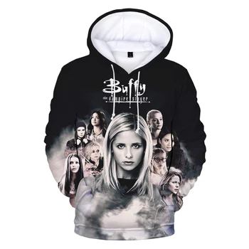 Buffy a vámpírvadász 3D Nyomtatás Kapucnis Pulcsit Férfi Női Divat, Pulóver Harajuku Streetwear kapucnis felső