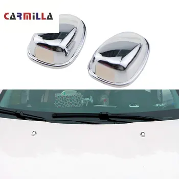 Carmilla 2db/Készlet Kocsi, Első Szélvédő Mosó Fúvóka védőburkolatot Chrome Alkalmas Peugeot 308 2012 - 2015 3008 Tartozékok