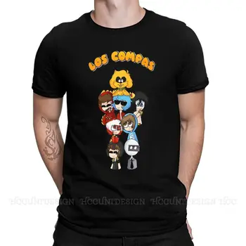 Compadretes Mikecrack Minecra Játékok Új Érkezés T-Shirt Los Compas Design Sleeve Pamut O NYAKÚ Rövid Ujjú Felnőtt Póló