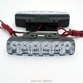 DC12v Vízálló Autó LED Nap Fény Távolsági fényszóró A jeep wrangler jk lázadó grand cherokee tartozékok