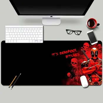Deadpool egérpadok 900x400x2mm Fiú Ajándék pad egér notbook számítógép mousepad csuklótámasz játék padmouse gamer egér alátét