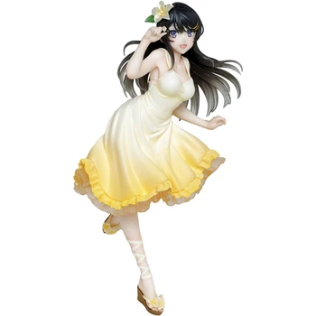 Dinamikus Eredeti Taito Anime Figurák Ifjúsági Disznó Fejét Fiatalkorú Sorozat Sakurajima Mai PVC Modell Játék Aranyos Baba Dekoráció