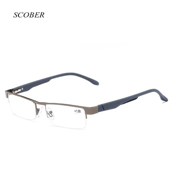 Divat üzleti olvasó szemüveg férfiak Ötvözet váz Elegáns olvasó szemüveg nők presbyopic szemüveg