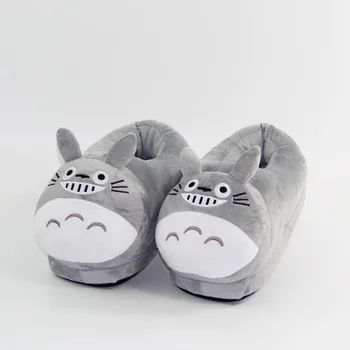 Divatos Aranyos Anime A Szomszédom Totoro Plüss Papucs Puha Plüss Belső Cipő A Nők A Férfiak Télen Meleg, Kényelmes Otthon Cipő