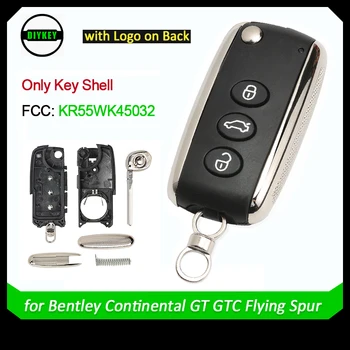 DIYKEY a Bentley Arnage Kontinentális Mulsanne Távoli Kulcs a hüvely 3 Gomb KR55WK45032