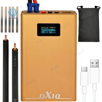 DX10 10600mAH Helyszínen Hordozható Hegesztő LED Állítható Mini Akkumulátor Hely Hegesztő Gép, Eszköz, 0.2 mm, Nikkel DIY 18650 Akkumulátor