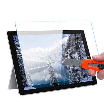 Edzett Üveg kijelző védő fólia a Microsoft Surface 3 Pro 3 Pro 1 2 4 Pro 5 6 7 X Fedezze Képernyő Védő Karcolásálló Film