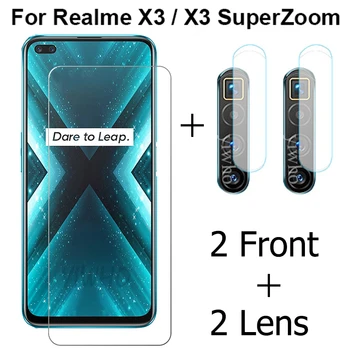 Edzett Üveg Realme X3 SuperZoom Üveg OPPO Realme GT Neo 8 Pro 7 X7 6 6én 5 C21 C3 C20 C25 képernyővédő fólia Fényképezőgép Film
