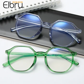 Elbru Ultrakönnyű Szabálytalan Rövidlátás Szemüveg Egyszerű Divat Rövid-látó Szemüveg Retro Stílusú Olvasó Szemüveg Dioptria-0.5-re -4.0