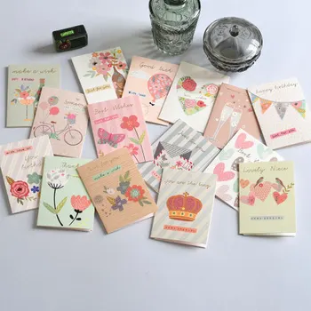 Eno Üdvözlő Mini Üdvözlőlap Ajándék, Szülinapi Kártyát Legjobbakat Kis Virág Kártya