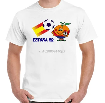 Espana 82 Férfi Retro Labdarúgó-T-Shirt Spanyolország Spanyol Felső Szett Jersey
