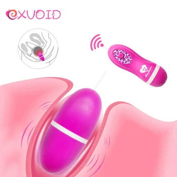 EXVOID Távirányító Tojás Vibrátor Mellbimbó G-pont Masszírozó Felnőtt Termék Klitorisz stimulátor Szexuális játékszerek Női Vízálló Orgazmus