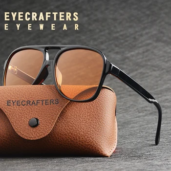 EYECRAFTERS 2021 Új Nők Férfiak Tér Polarizált Napszemüveg Divat napszemüvegek Kiváló Minőségű UV400 Gradiens Vezetés Szemüveg