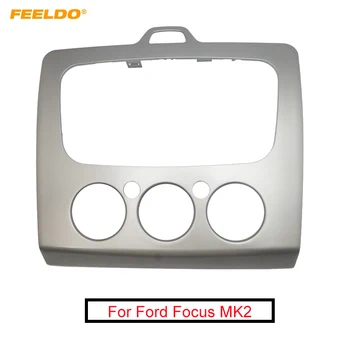 FEELDO 1db autórádió Hifi DVD Keret Műszerfal Műszerfal Panel Ford Focus MK2(05~07) be MK2.5(09~13) Sztereó Átalakítás #FD-3091