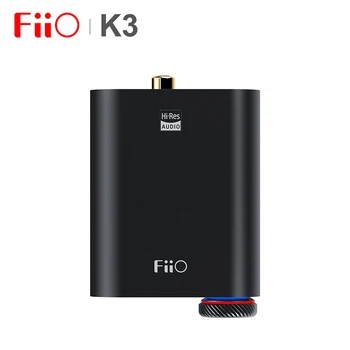 FiiO K3 Új Verzió Mini Fejhallgató Erősítő HiFi Audio Asztali ERŐSÍTŐ DSD DAC ES9038Q2M Támogatás Koaxiális Optikai PCM384k/DSD256
