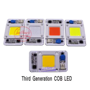 Forró COB LED AC-220V Nem kell driver 50W Magasság Powr Grwoth Teljes Spektrumú 380-840nm/fehér/Fehér Természetes/meleg fehér/Piros, Zöld, Kék