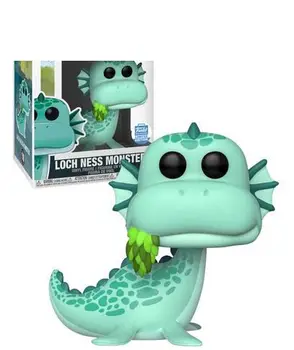 funko pop Loch Ness-i Szörny, Zöld dinoszaurusz 18# Eredeti Bakelit Babák Ábra pop Modell Játékok Ajándék