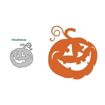 Fém Vágó Meghal Halloween pumpkin Dekoráció Scrapbook Papír Kézműves Kés Penész Penge Ütés Sablonok