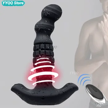 Férfi Anális Plug Vibrátor Prosztata Masszírozó Maszturbálós Eszköz Női Stimulátor Vagina Vibrátor Távirányító Férfi Anális Szex Játék