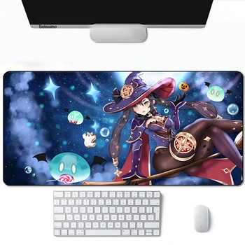 Genshin Hatása Egér pad játékosok decoracion Kiterjesztése Játék Asztal Mousepad Office Professional Egér Pad Játék Billentyűzet Lábtörlő szőnyeg xl