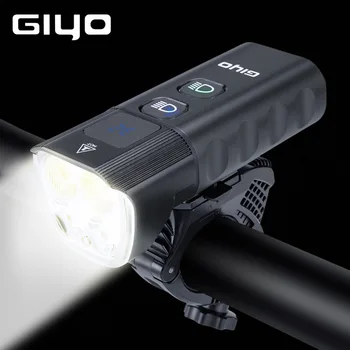 GIYO 6400mAh Kerékpár Lámpa Első Lámpa Kerékpár USB Újratölthető Út MTB Kerékpár-Fényszóró Kerékpáros Lámpa Zseblámpa Biztonsági 1600LM