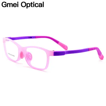 Gmei Optikai Egészséges Ultra-könnyű, Rugalmas, Szilikagél, Kényelmes, Biztonságos Teljes Felni Gyerekek Szemüveg Keretek, a Gyermekek Szemüveg CX68005