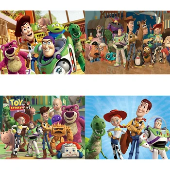 Gyémánt Festmény Toy Story Disney rajzfilmfigurák 5D DIY Hímzés Teljes Fúró Készlet Gyerekek, Hobbi, Mozaik, Ajándék, lakberendezési