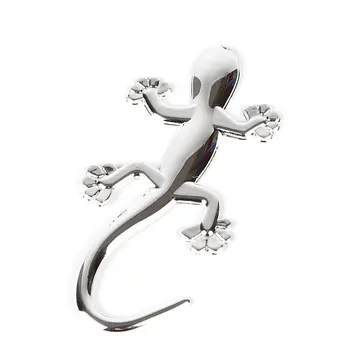 Gyík Gecko Vicces 3D-s Autó Matrica, Lágy PVC-Krómozott Jelvény Jelkép Matrica, Autó Dekoráció, Autó Matricák Autó-stílus, Tartozék