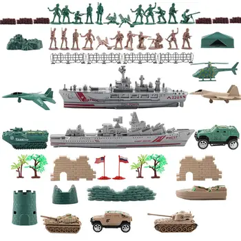Hadsereg Mini Katonai Játék Beállított Fegyverek Battlefield Szülő-gyermek Játék Tartozékok Kis Épület Blokk Alkatrészek Tégla Gyerekek Játék