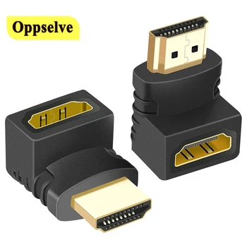 HDMI-kompatibilis Adapter 90 Sarok, Szög, Balra, Jobbra, Fel, Le, hogy Férfi vagy Nő adapter Laptop HDMI-kompatibilis Csatlakozó