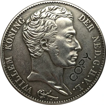 Hollandia 1831 3 Guldent másolás érme 40MM