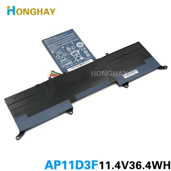 HONGHAY Új AP11D3F Akkumulátor Acer Aspire S3 S3-951 S3-391 MS2346 AP11D3F AP11D4F 3ICP5/65/88 3ICP5/67/90 11.1 V 3280mAh