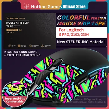 Hotline Játékok Színes Egér Grip Tape Logitech G203,G305,G102,G304,G Pro Gaming Mouse csúszásgátló Szalag Előre Vágott,Könnyen Alkalmazható