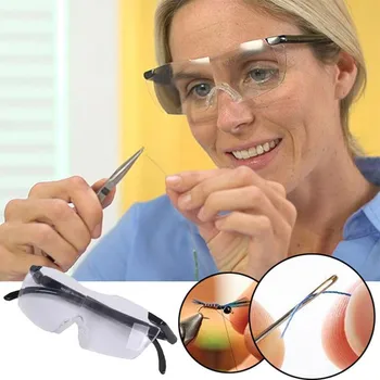 iboode Új 250 Fokos látószöget Olvasó Szemüveg szemvédő Nagyító Szemüveg Hordozható Ajándék Szülők Presbyopic Nagyítás