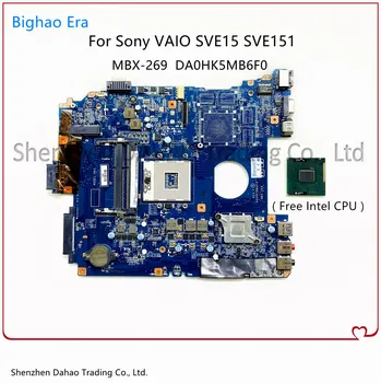 (Ingyenes CPU) Sony VAIO SVE15 SVE151 MBX-269 Laptop Alaplap DA0HK5MB6F0 A1892857A A1892852A A SJTNV HM70 100% - ban Tesztelt