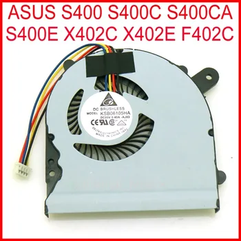 Ingyenes Szállítás az ÚJ KSB06105HA DC5V 0.4 EGY 4 tűs Fan ASUS S400 S400C S400CA S400E X402C X402E F402C CPU-Hűtő Ventilátor