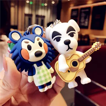 Japán Játék Animal Crossing Baba Kulcs Medál Aranyos Rajzfilm Kulcs Gombot Medál Táska Kiegészítők, Dekoráció Ajándék Kapcsoló