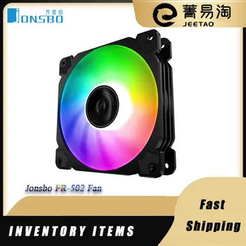 Jonsbo FR-502 12cm ARGB 5V 3PIN Hűtés Fan12V PWM 12cm RGB Aura Led CPU-hűtő ventilátor-10 LED Lámpa Gyöngyök, Színes LED Fény Hatása