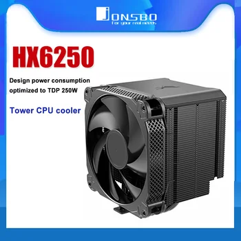 Jonsbo HX6250 Torony CPU-Hűtő 14 CM Ventilátor 6 hőcsöves léghűtéses radiátor Az intel LGA 115x 1200 2011 éghajlatra 2066 AMD AM4