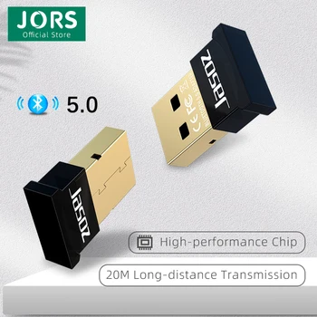 JORS USB-Bluetooth-Kompatibilis 5.0 Adapter Vevő Adó Audio Music Fülhallgató PC, Laptop, Telefon, Billentyűzet, Egér, Hangszóró