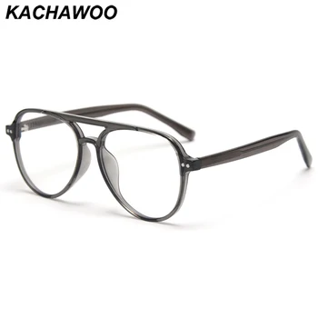 Kachawoo nagy keret, szemüveg női kék fény blokkoló optikai szemüveg keret férfi tartozékok retro stílusú fekete, szürke, átlátszó