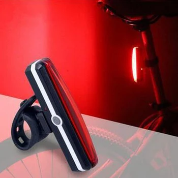 Kerékpár LED Lámpa USB Újratölthető Hátsó Kerékpár Lámpa Vízálló Kerékpár hátsó Lámpa Hátsó Lámpa bycicle
