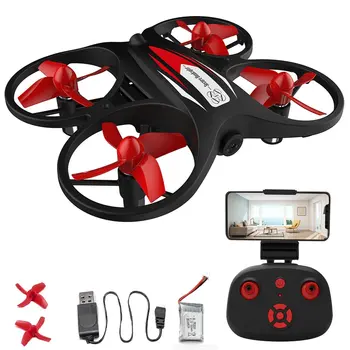 KF608 Mini Drón 720p HD Kamera, Wifi Antenna Stabilizált Magasság Flip 3D fej nélküli Mód RC Quadcopter Szakmai Drónok Játék