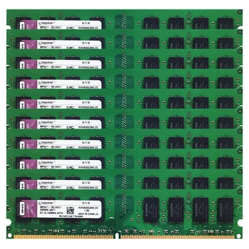 Kingston 50pcs DDR2 2GB Asztali Memória 667 800 PC2 6400 240Pin Non ECC nem pufferelt Kompatibilis minden Alaplapok DIMM RAM Memoria