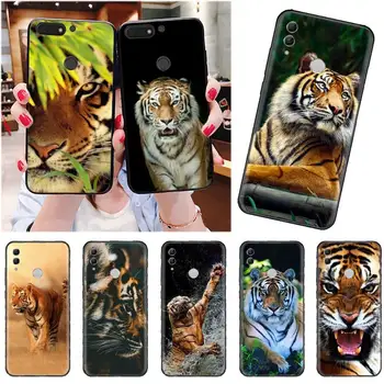 király aranyos tigris állat Telefon Esetében A Huawei Honor 7C 7A 8X 8A 9 10 10i Lite 20 NOVA 3i 3e