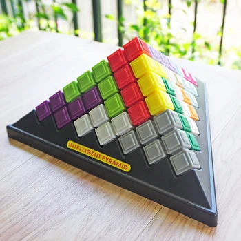 Kis Aranyos Tojás Intelligens Piramis Három-Dimenziós Intelligencia Mágikus Gyöngyök Társasjáték Gyerekeknek Tetris Oktatási Játékok