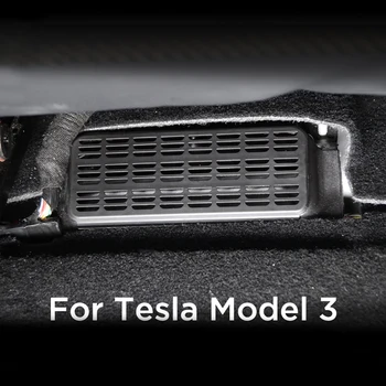 Klímaberendezés Nyílás Fedelét Nettó Alatt Ülést Autó Levegő Aljzat Fedelét a Levélszemét-blokkoló Por Vissza 2DB/Készlet Tesla Model 3