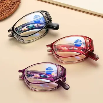Kompakt Összehajtható Olvasó szemüveg unisex Hordozható Anti-Reflektív Hajtogatott Szemüveg, kényelmes szállítására 1.0 1.5 2.0