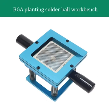 Kék kezelni ültetés tin labdát munkapad GBA ültetés tin táblázat 90X90 millió acél háló tin labdát meghatározott ültetés