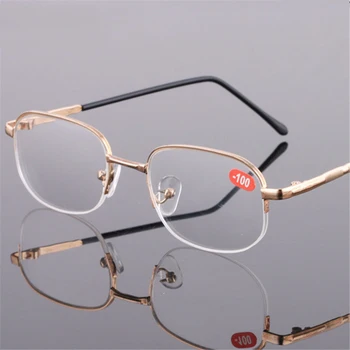 Kész Rövidlátás Szemüveg Fém Keretek Rövidlátó, Szemüveges Nők Férfiak Kapható Szemüvegek -1.0 -1.5 -2.0 Ja-2, 5 -3.0 -3.5 -4.0